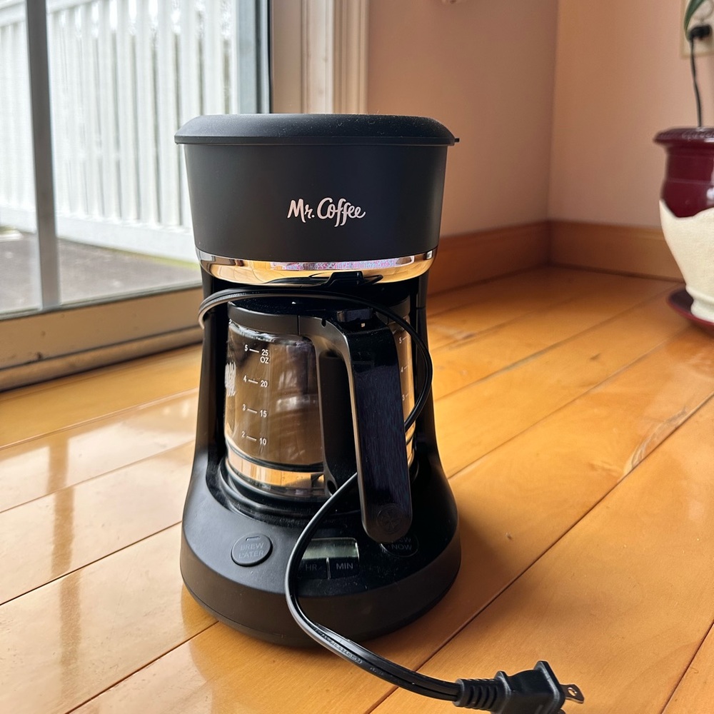 Black Mr.Coffee Coffee Maker